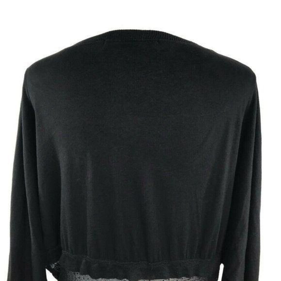 Miilla - Stitch Fix V Neck Net Panels Cardigan - Picture 7 of 10